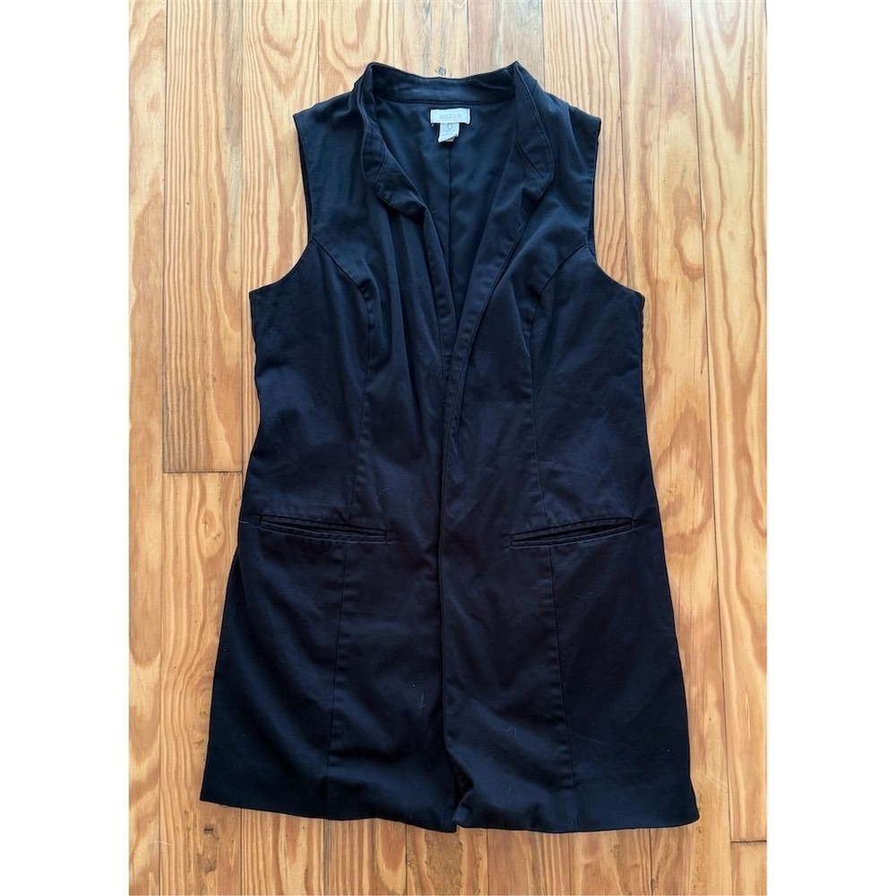 Chico's Women Black Sleeveless Dress 0 4/6 corpcore office siren career capsule